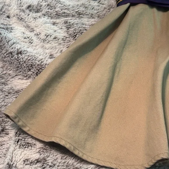 Ralph Lauren Tan Button-Up Dress with Belt - Picture 7 of 9